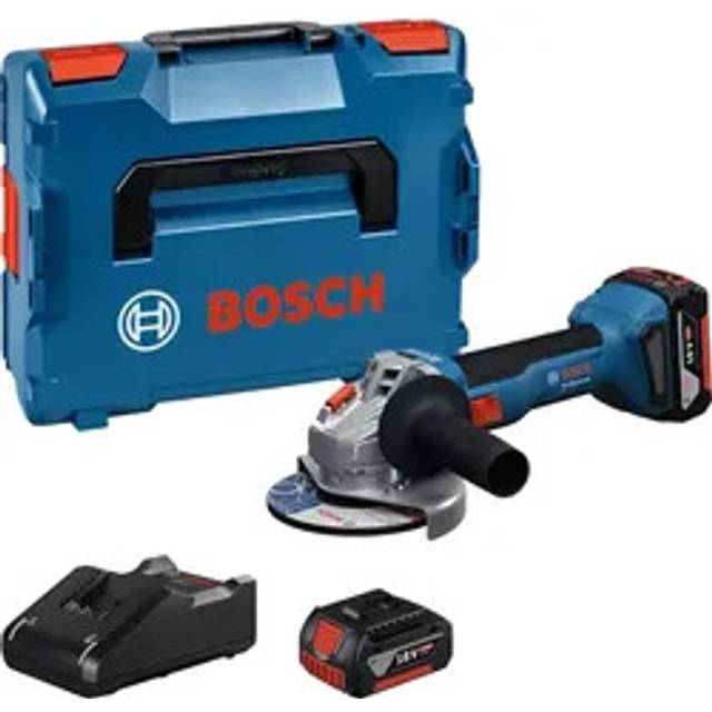 Angle Grinder bosch gws 18V-8 125mm (2 x 5,0 Ah + GAL18V-40 + L-Boxx 136)