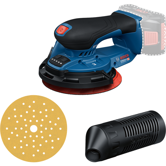 BOSCH GEX 18V-150-3 (SOLO) Batteridrevet excentersliber Ø150, Brushless (Uden batteri og lader)