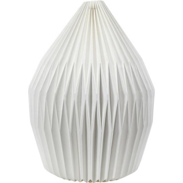 Valuelights - Astrid Geometric Origami Teardrop Paper Pleated Easy Fit Lamp Shade