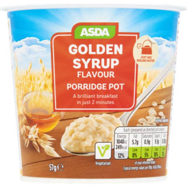 ASDA Golden Syrup Flavour Porridge Pot