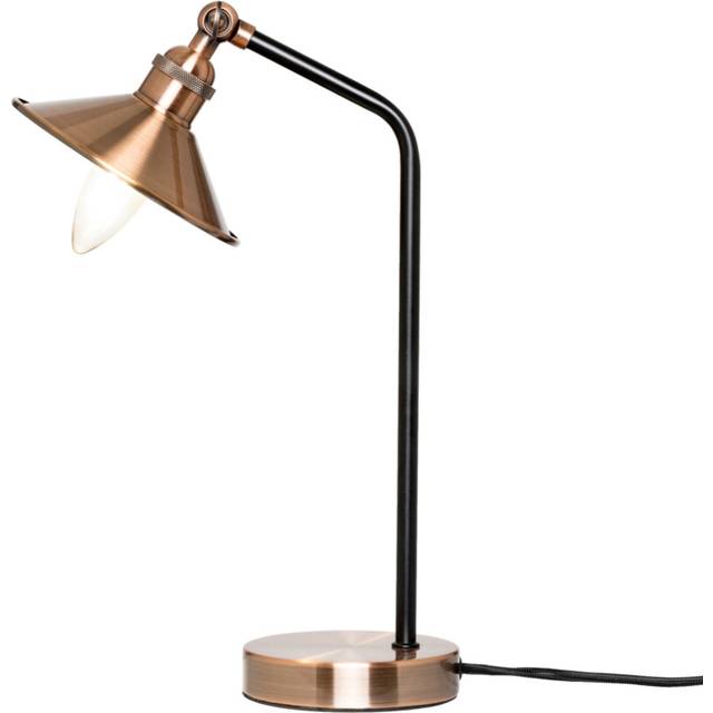 (Table Lamp, Antique Copper) Litecraft Danica Lights With Shade - 2 Colours