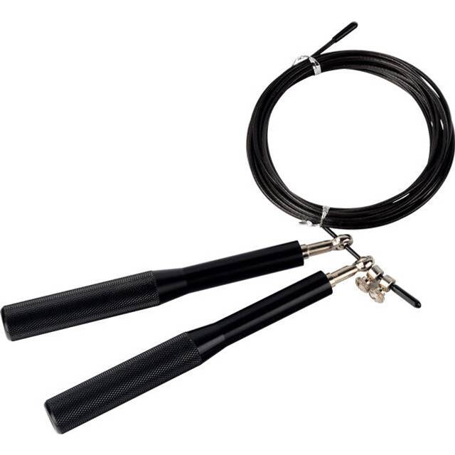 (Black) 3m Rope Jumping Adjustable Single Skip Rope Fitnesss Sport Speed Skipping Ropes Exercise Tool