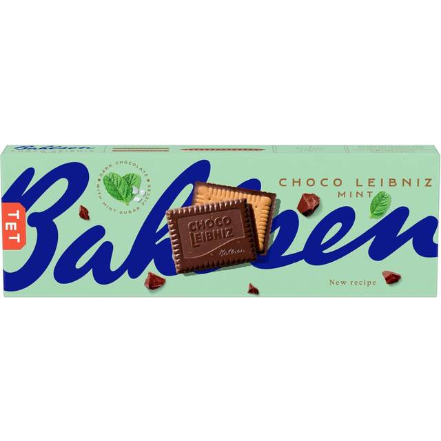 (Pack Of 2) Bahlsen Choco Leibniz Mint Chocolate Biscuits 111g