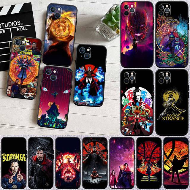 II4 Doctor Strange Phone Case for Samsung Note 20 10 Plus Ultra Lite A51 A52 A53 A71 A72 A73 A82 M20 M30 M21 M31 M51 A11 A30S A20S A50S A70 Samsung Note 20 ebenholts