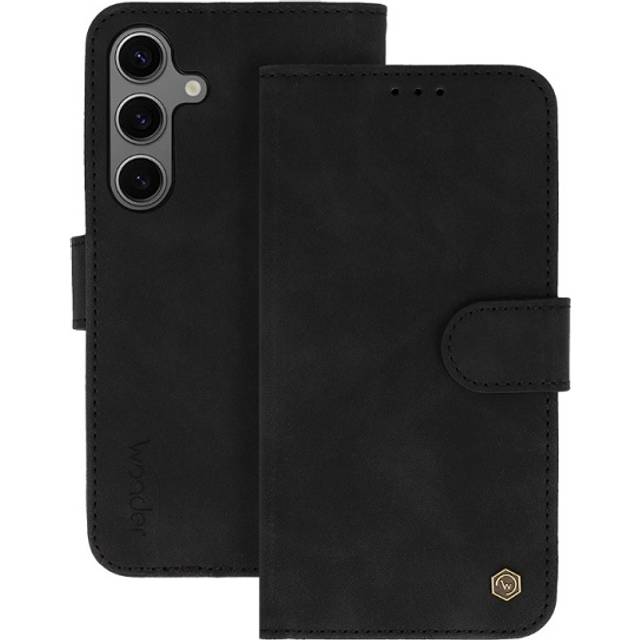 Fodral Samsung Galaxy S21 FE Mocca Eko Läder Fancy Svart