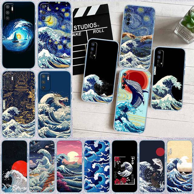 II6 Great Wave Off Kanagawa Phone Case for Motorola Edge 20 30 S30 40 50 Fusion Lite Plus Pro Neo Ultra One Power Action Macro Hyper Vision Zoom Moto One Zoom capri
