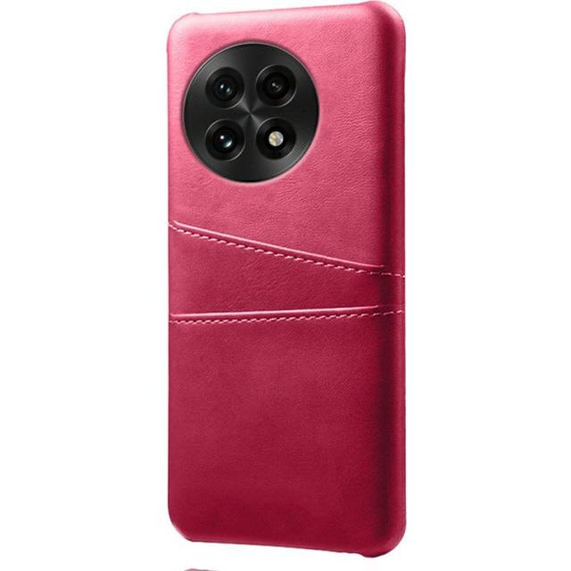 EIDERWOOD OnePlus 13 Konstläder Skal m. Inbyggd Korthållare - Pink
