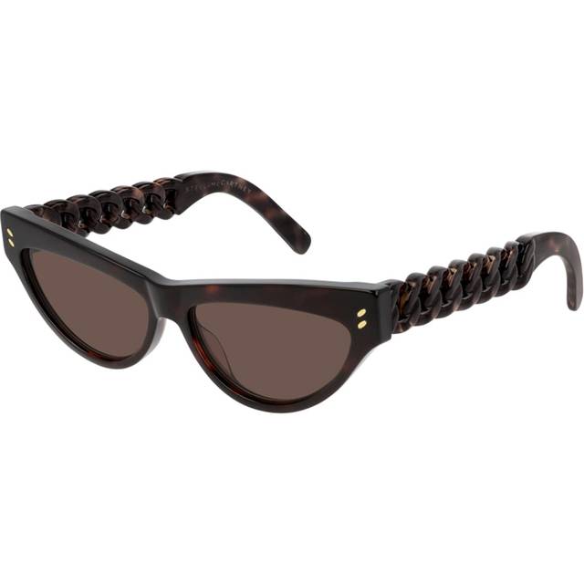 Stella McCartney Woman SC0235S 002 Outlet sunglasses Acetate Havana Brown Cat Eye Normal