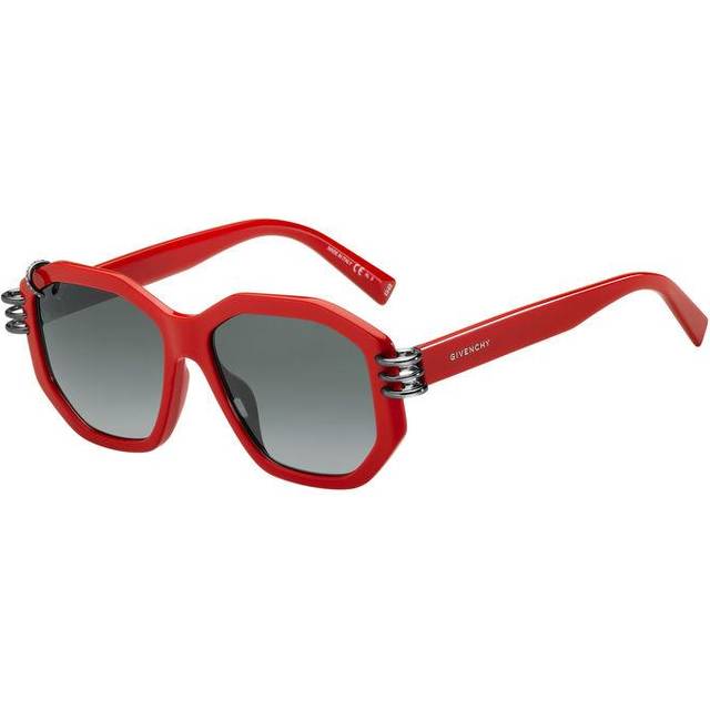 Givenchy Woman GV 7175/G/S C9A/9O Occhiali da sole Acetate Red Grey Squared Normal Shaded
