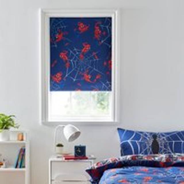 Marvel Spider-Man Blackout Roller Blind - Navy