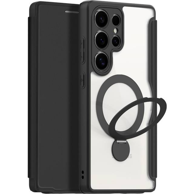 Samsung Galaxy S25 Ultra Dux Ducis Skin X Pro magnetiskt flip skal- Svart