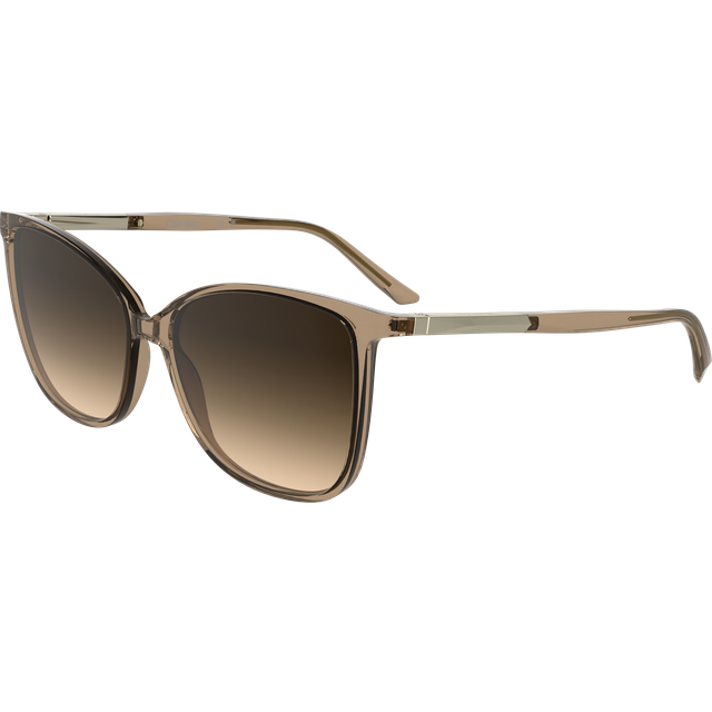 Calvin Klein CK25504S Sunglasses 618 Transparent Brick