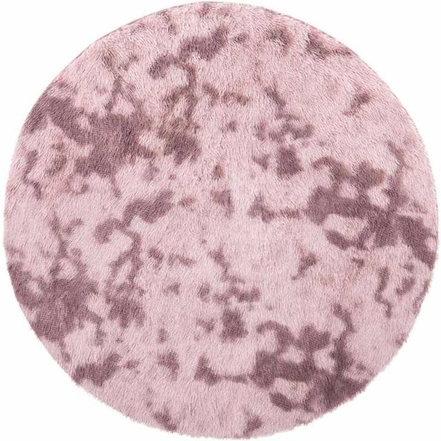 vidaXL Shaggy Rug High Pile NAVARRA Dusty Pink 200x200 cm Polyester