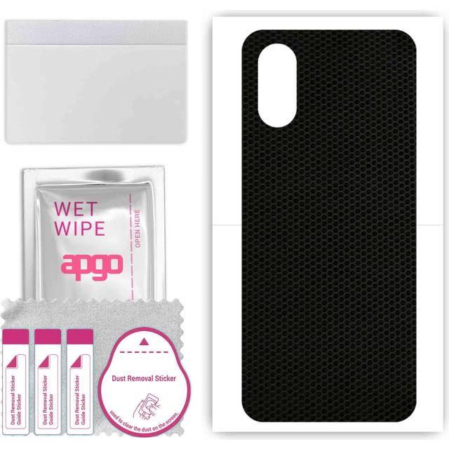 apgo Protective Skin Sticker for the back compatible with Sony Xperia 5 V, Wrap Film, Foil, Vinyl - Pattern Matrix