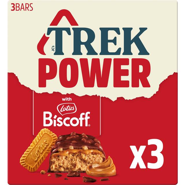 Trek Lotus Biscoff Power Protein Bars 3x 44g