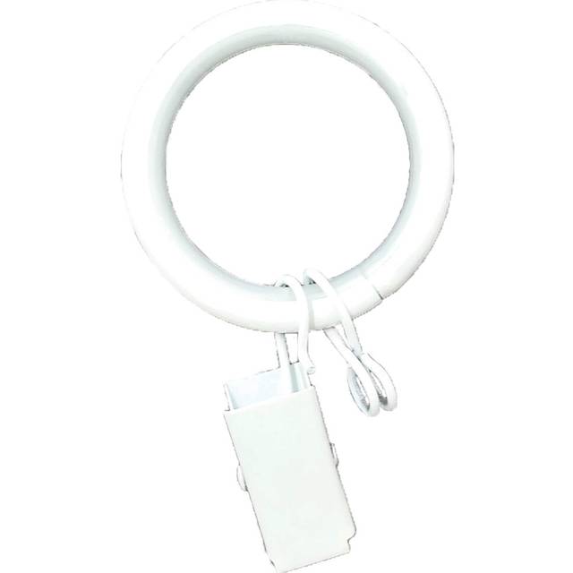 "Urbanest 1.25"""" Quiet Smooth Drapery Curtain Rod Rings for 1"""" Rod wit"