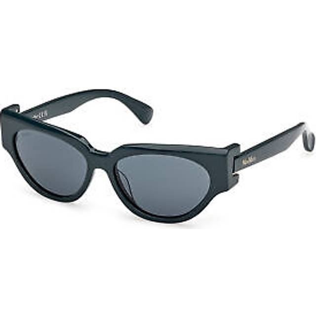 Max Mara Woman MM0139 CLIP-1 96N Sunglasses Acetate Green Green Cat Eye Normal