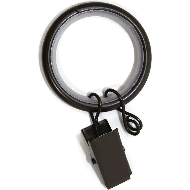 "Urbanest 1.25"""" Quiet Smooth Drapery Curtain Rod Rings for 1"""" Rod wit"
