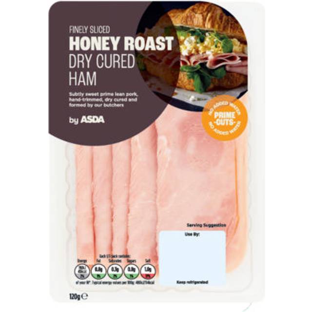 ASDA Finely Sliced Honey Roast Dry Cured Ham