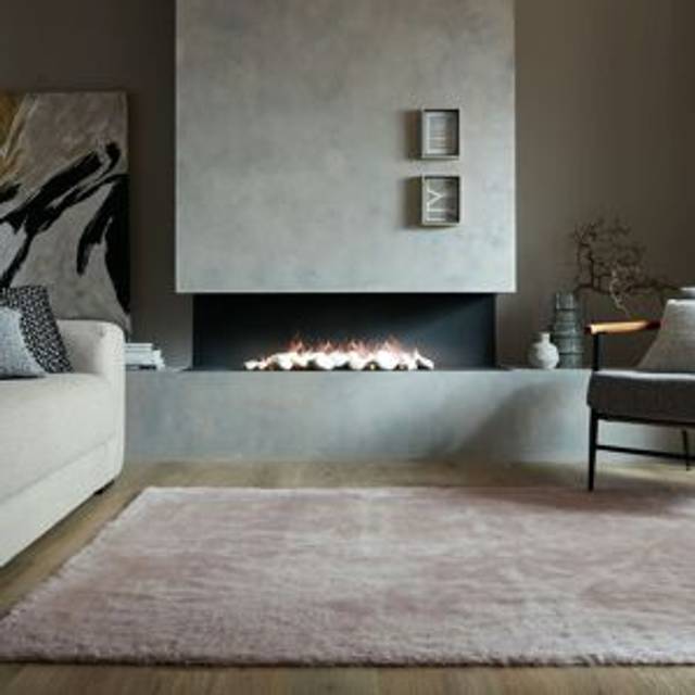 Alpine Washable Faux Fur Rug - Grey