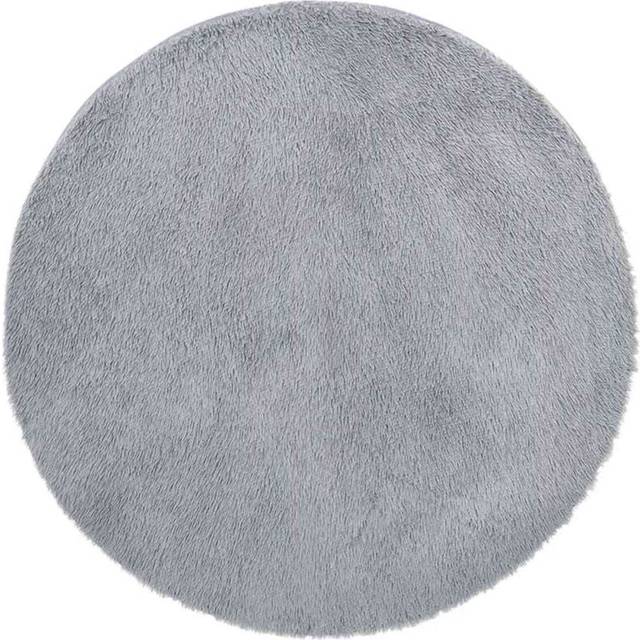 vidaXL Shaggy Rug High Pile NAVARRA Silver Grey 200x200 cm Polyester