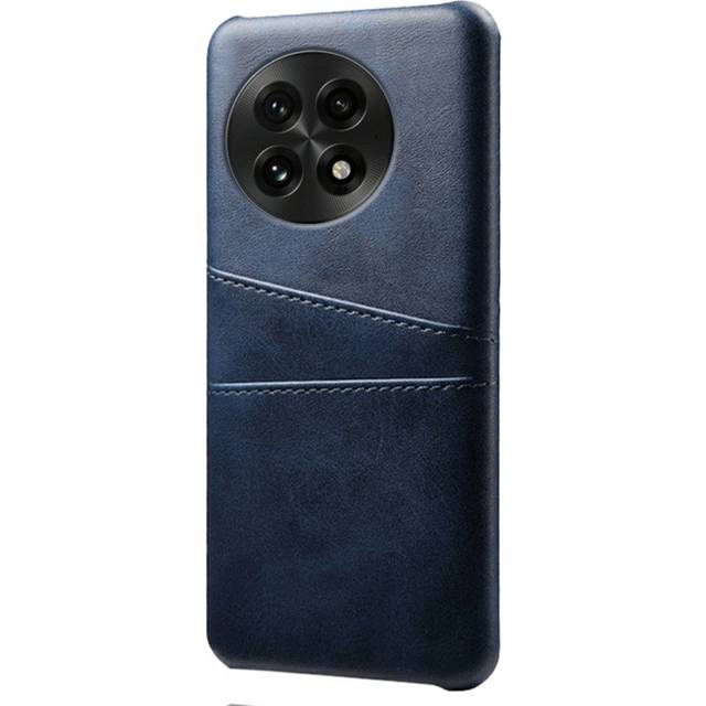 EIDERWOOD OnePlus 13 Konstläder Skal m. Inbyggd Korthållare - Blå
