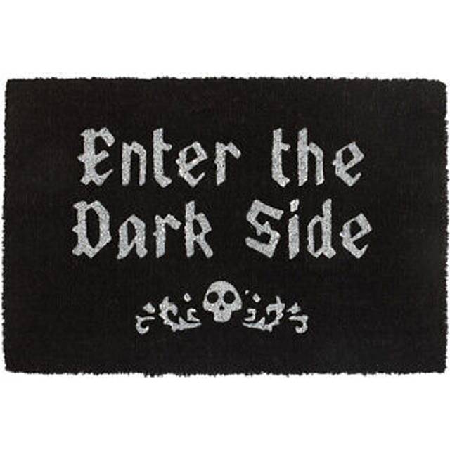 Schwarze "Enter The Dark Side" Fußmatte 60x40cm