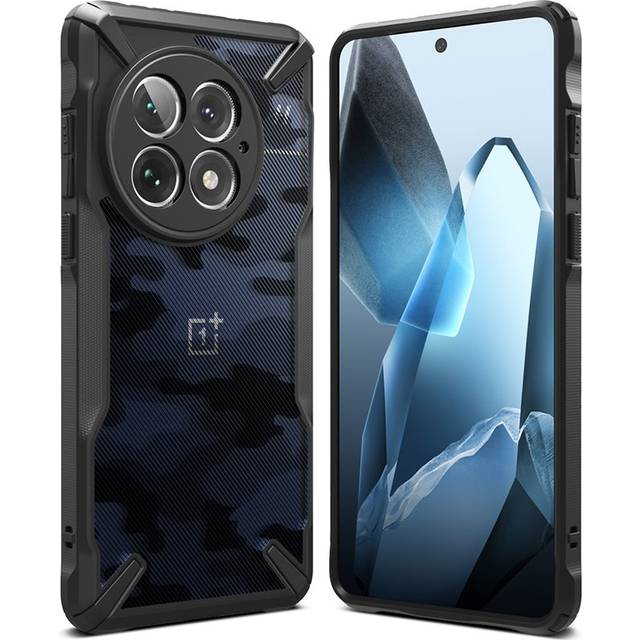 Ringke OnePlus 13 Fusion X Skal, Camo Black