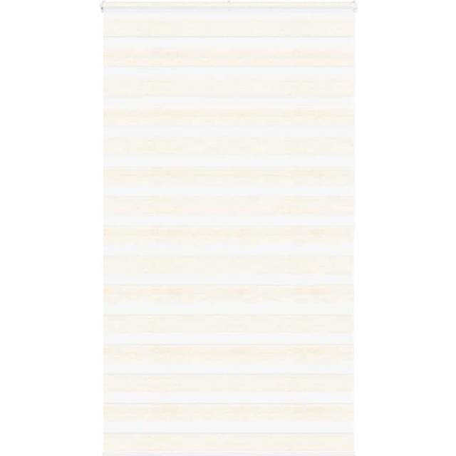 vidaXL Zebra Blind Marble Beige 130x200 cm Fabric Width 125.9 cm Polyester