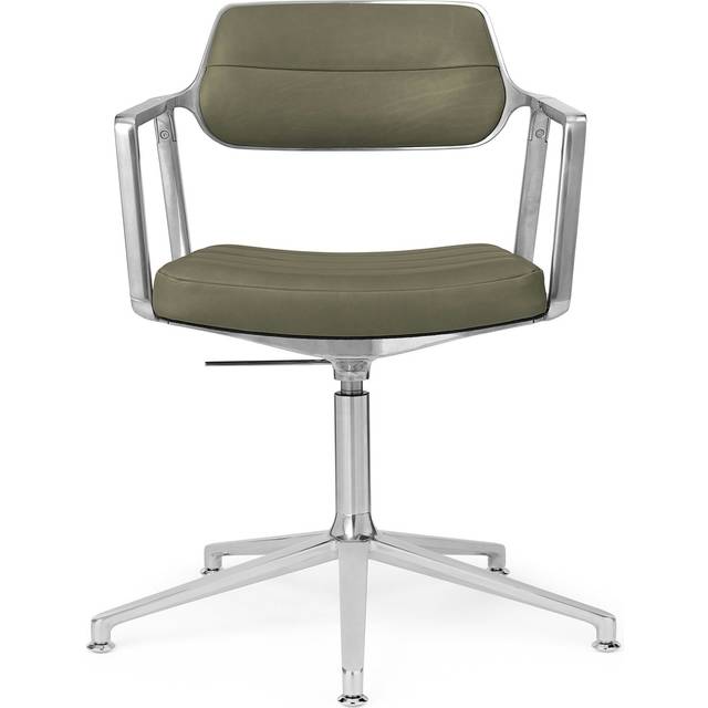 Vipp Vipp453+ Swivel kontorsstol Pol. aluminium-bosco green