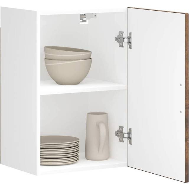 vidaXL Kitchen Wall Cabinet Porto Smoked Oak Engineered Wood - Brown