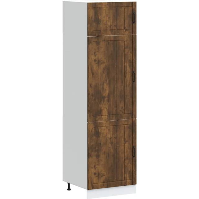 vidaXL Kitchen Cupboard Lucca Smoked Oak Engineered Wood - Brown