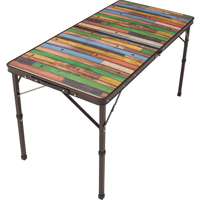 LOGOS Old Wooden Washable Dining Table 12060 73188048 (approx.) Width 120 x Depth 60 x Height 67/35 cm brown