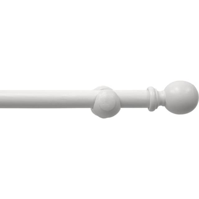 Caecus FX 240cm Wooden White Eyelet Curtain Pole
