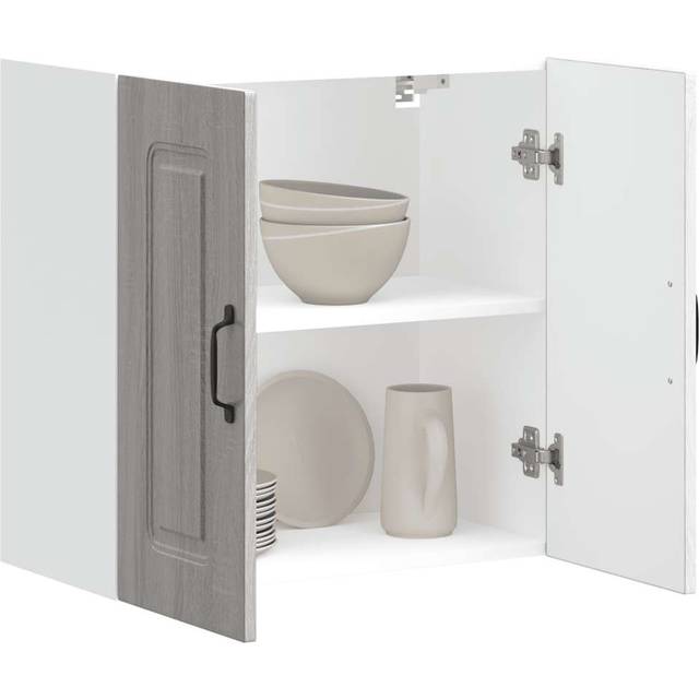 vidaXL Kitchen Wall Cabinet Kalmar Grey Sonoma Engineered Wood