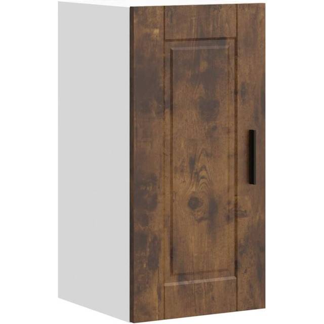 vidaXL Kitchen Wall Cabinet Porto Smoked Oak Engineered Wood - Brown