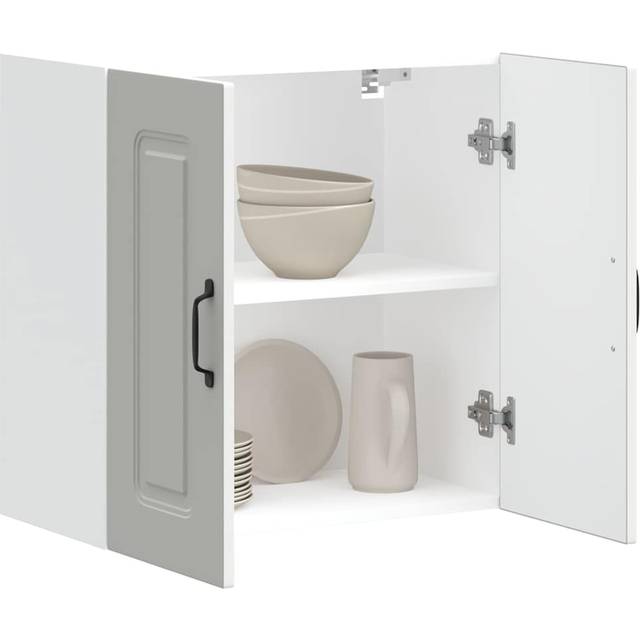 Vidaxl - Kitchen Wall Cabinet Kalmar White Engineered Wood