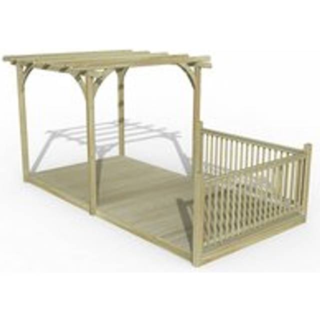 8' x 16' Forest Pergola Deck Kit No. 3 (2.4m x 4.8m)