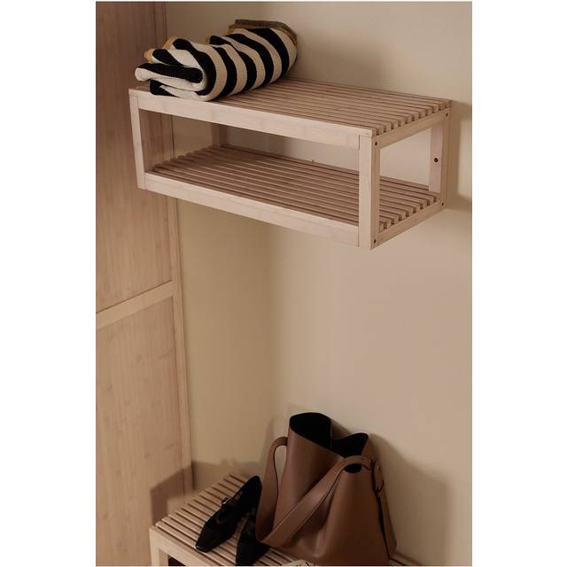 Ellos Home - Hatthylla / skohylla Stripe - Beige