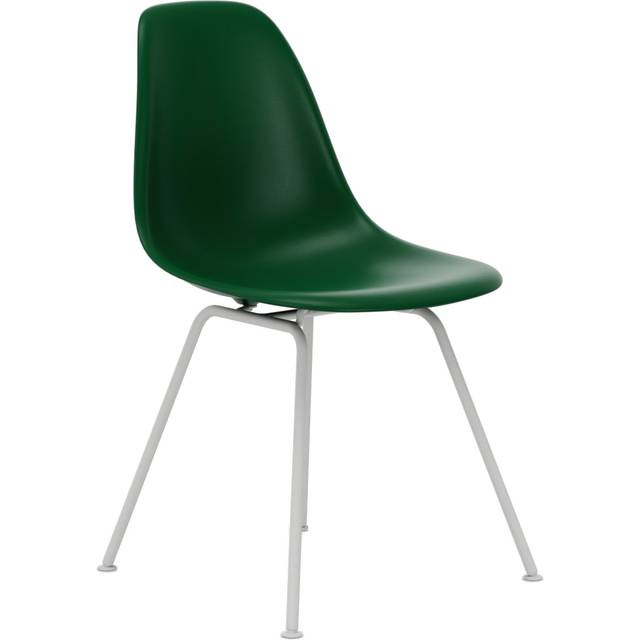 Vitra - Eames RE Plastic Chair DSX 17 Emerald, White Base - Matstolar - Charles &amp; Ray Eames - Grön - Metall/Plast