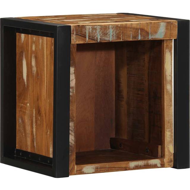 vidaXL Bedside Cabinet Multicolour 40x35x40 cm Solid Wood Reclaimed