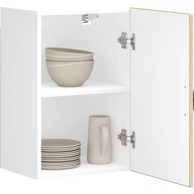vidaXL Kitchen Wall Cabinet Lucca Sonoma Oak Engineered Wood - Brown