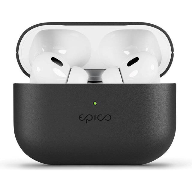 Epico AirPods Pro (2. Gen.) Fodral i Äkta Läder - Svart