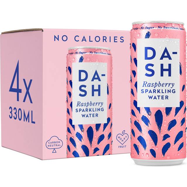 DASH Raspberry 4x330ml