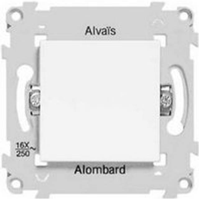 Schneider - ALB81051 Two-way switch 16A 250V white without alvais plate
