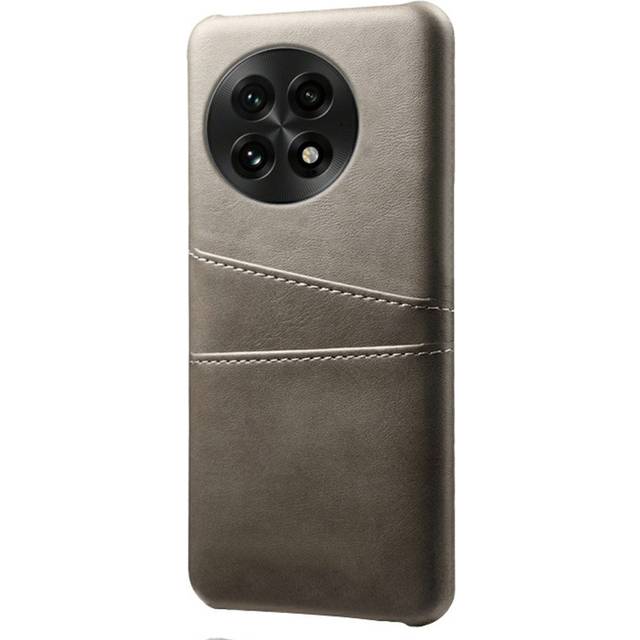 EIDERWOOD OnePlus 13 Konstläder Skal m. Inbyggd Korthållare - Grå