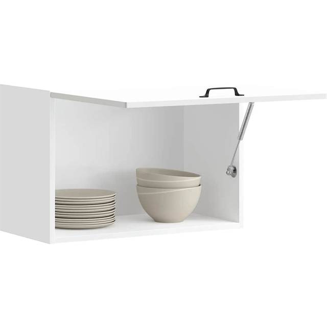 vidaXL Kitchen Wall Cabinet Kalmar High Gloss White Engineered Wood