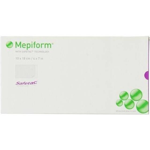 Mepiform with Safetac Technology Self Adherent Soft Silicone Sheeting 9cm x 18cm x 5