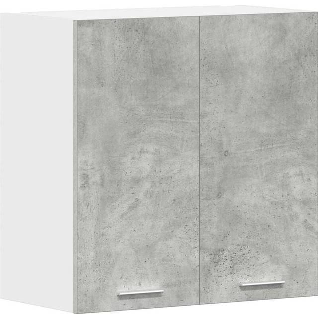 vidaXL Kitchen Wall Cabinet Concrete Grey 60x31x60 cm Engineered Wood