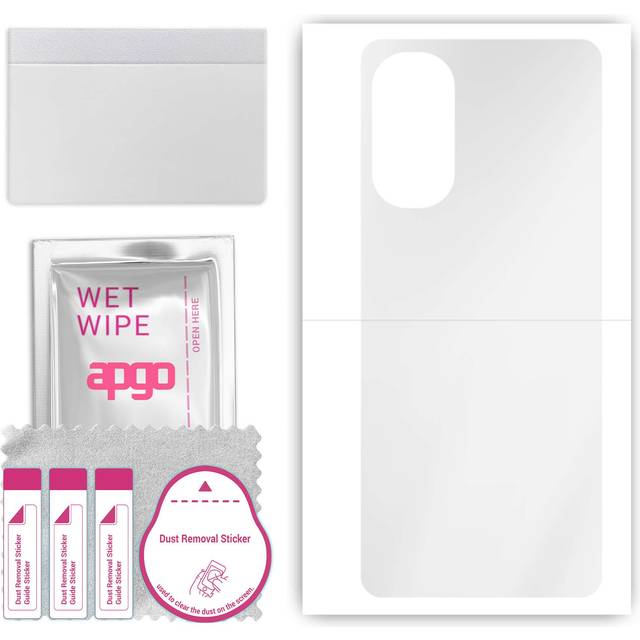 apgo Ultra Clear Protective Skin Sticker for the back compatible with Motorola Moto G Stylus 5G, Wrap Film, Hydrogel Film, Flexible, Soft TPU with pos